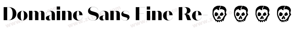 Domaine Sans Fine Re字体转换